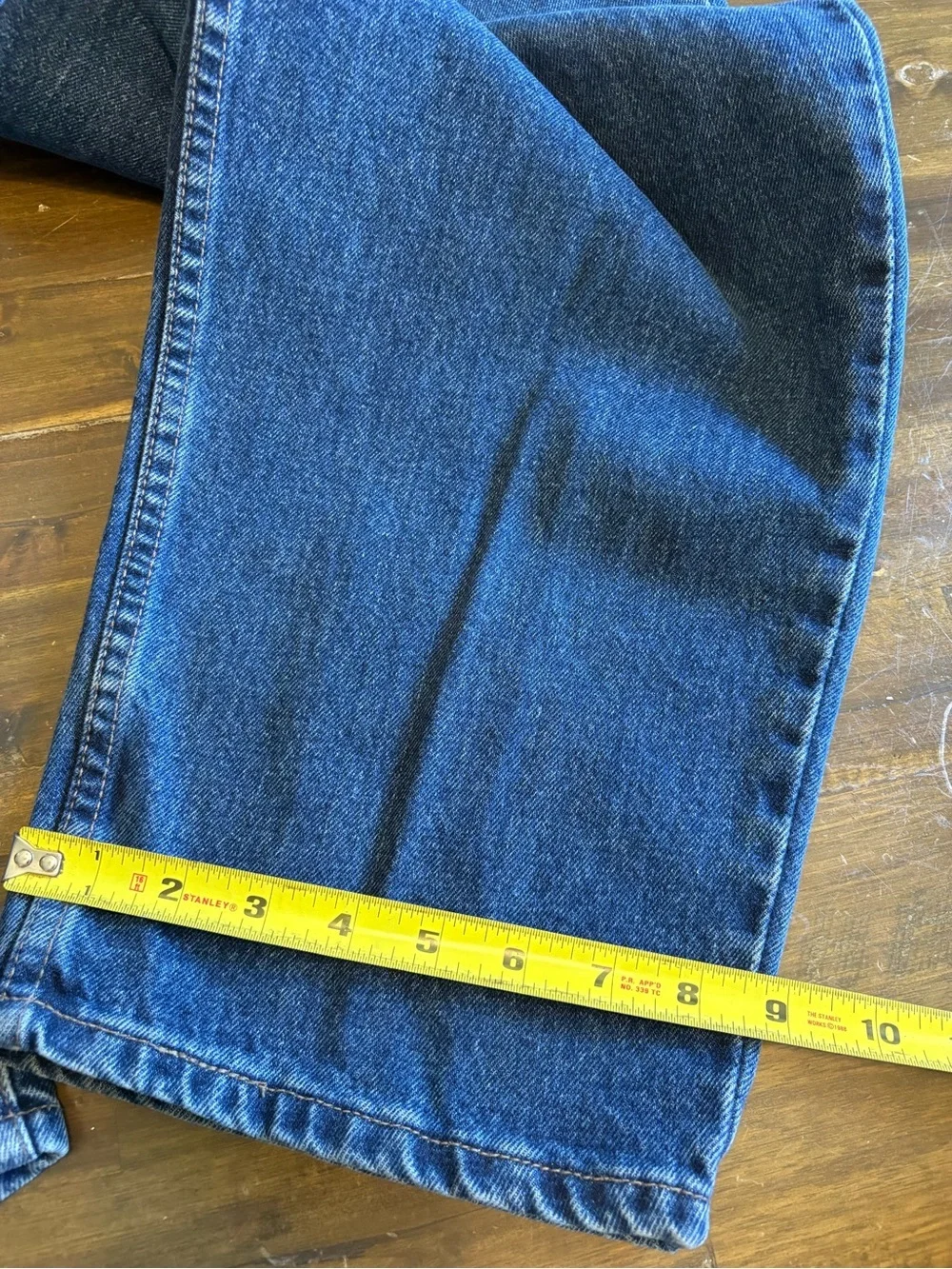 Levi’s Silvertab Baggy Blue Denim Jeans Vintage Wide 32X30 Mens Distressed Y2K